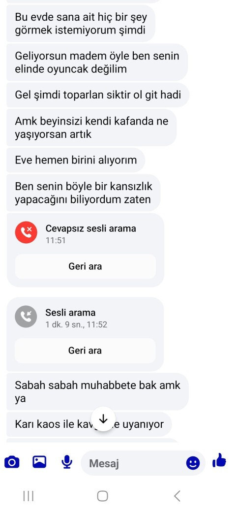 Ev arkadaşım ali ile ilişki yaşadık?