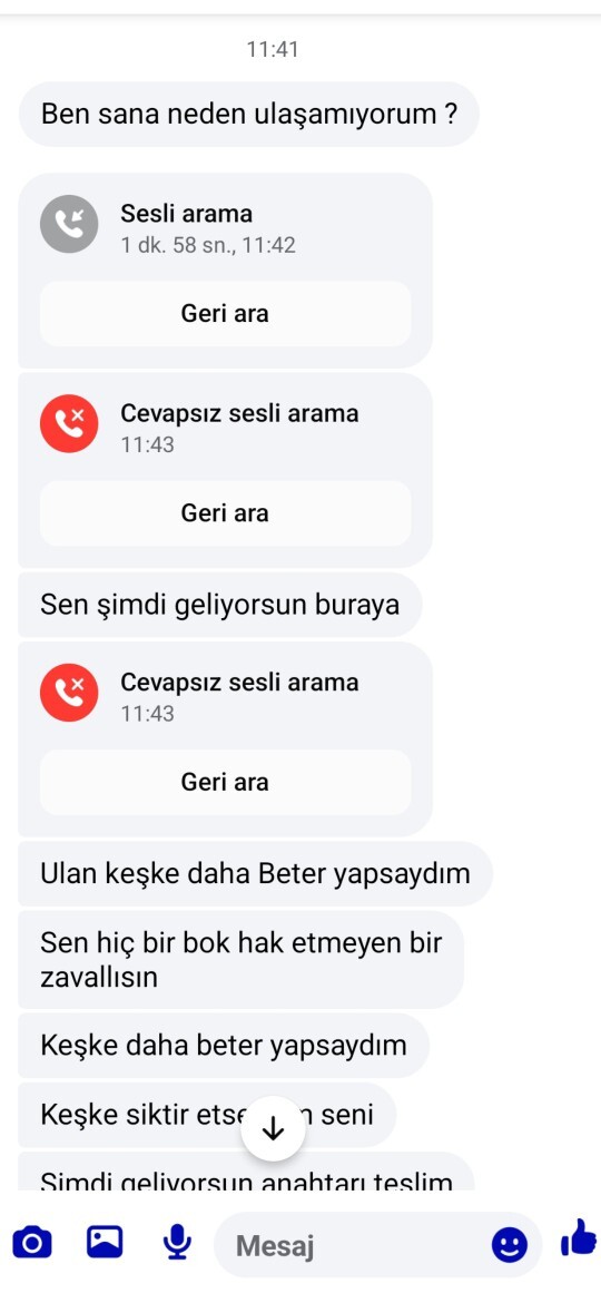 Ev arkadaşım ali ile ilişki yaşadık?