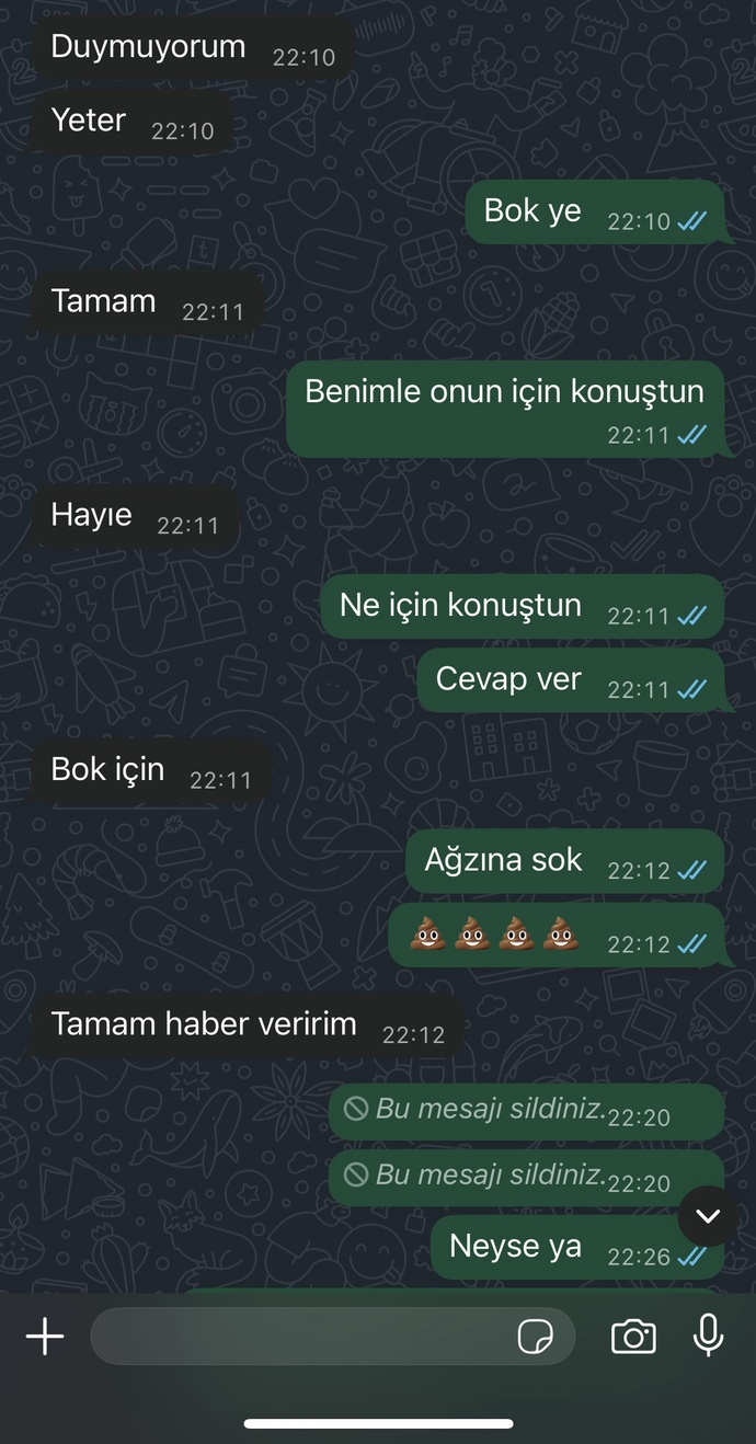 Eski sevgilim neden böyle bağı hiç yok mu benimle?