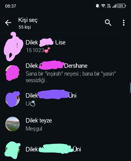 En çok hangi isimle tanıdığın var?