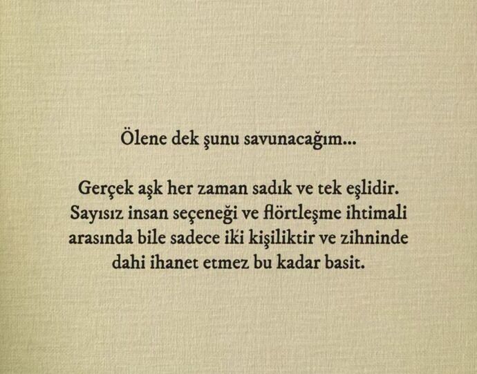İnandığınız gerçekler var mı?