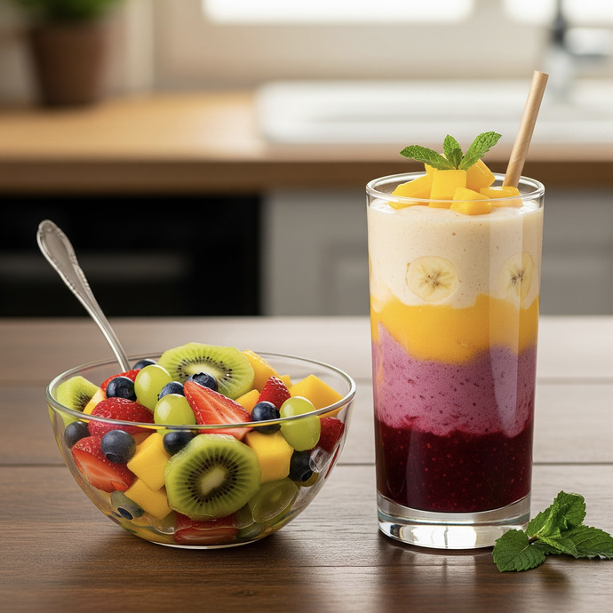 Diyetteyken smoothie mi yoksa meyve salatası mı hangisi favoriniz?