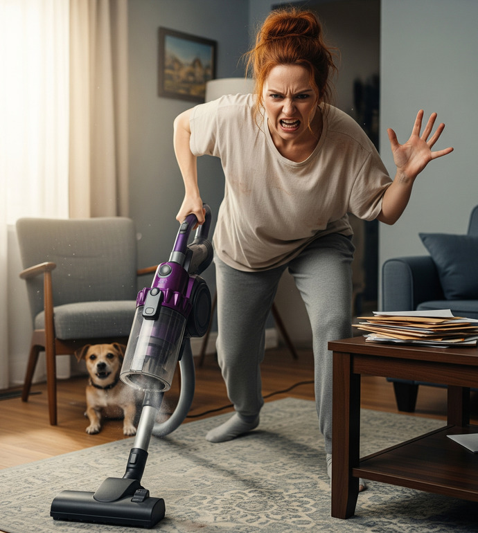 Evde kedi, köpek olunca elden elektrikli süpürge düşmemesi normal mi?