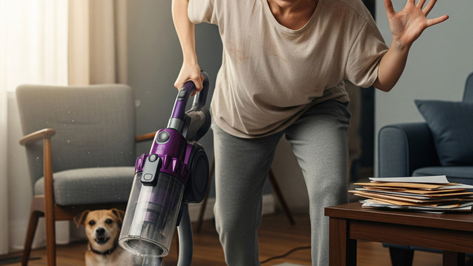 Evde kedi, köpek olunca elden elektrikli süpürge düşmemesi normal mi?