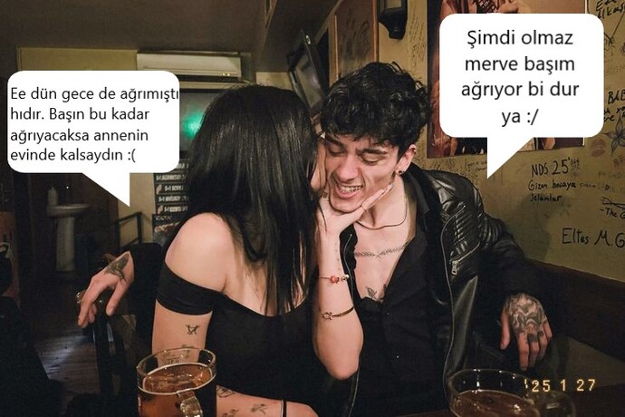 Erkeklerin de başı ağrıyamaz mı. Erkeğin naz yapması abes mi?