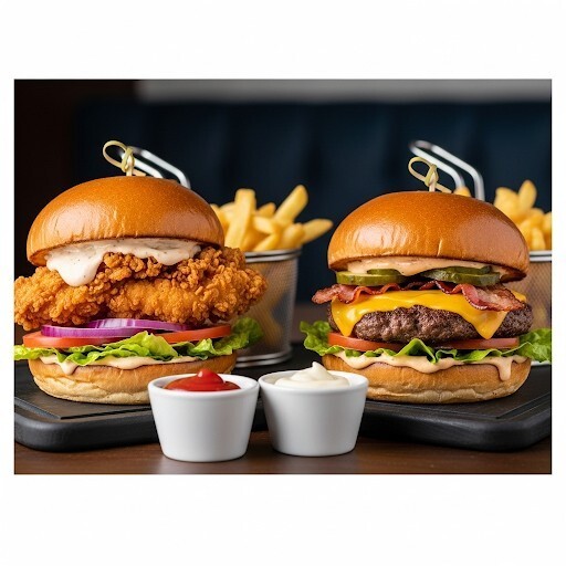 Tavuk burger mi et burger mi sizin tercihiniz hangisi?
