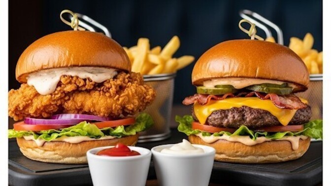 Tavuk burger mi et burger mi sizin tercihiniz hangisi?