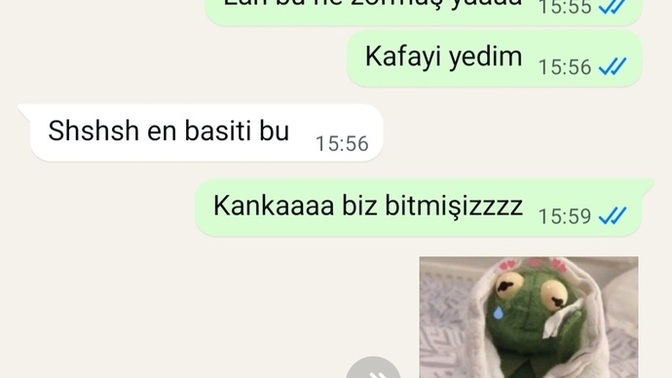 Kolay pes eder misin?