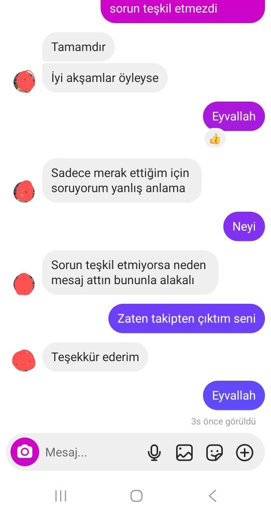Beni hikâyeden gizleyen flörte ters köşe yaptım?