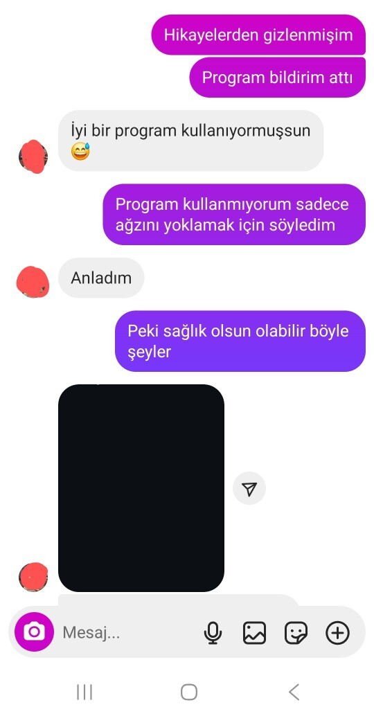 Beni hikâyeden gizleyen flörte ters köşe yaptım?