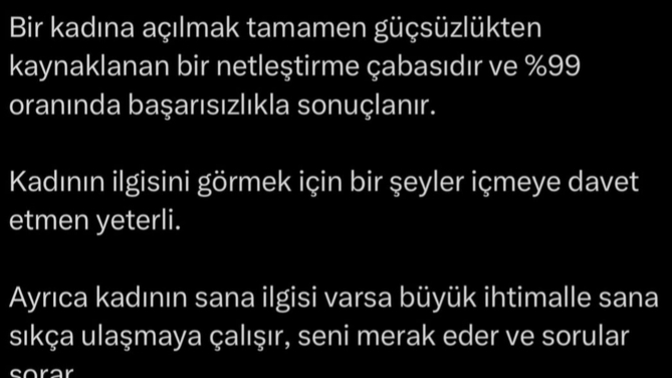 Siz ne düşünüyorsunuz? Açılan erkek güçsüzlük göstergesi midir?