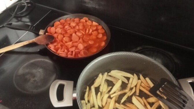 Patates kızartıyorum doğru oluyor mu?