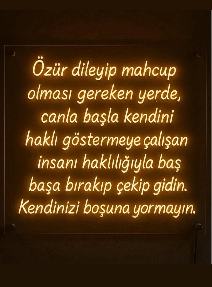 Haklı iken hiç gönül almak için özür dilediniz mi?