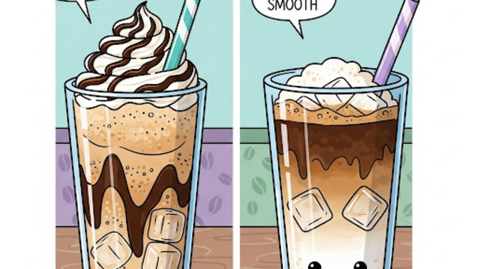 Sıcak günlerde tercihim ice latte mi, frappe mi?