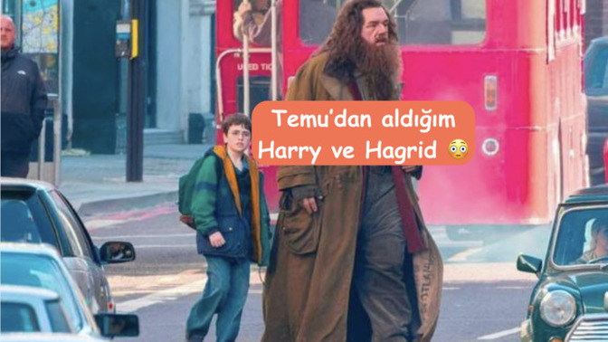 Harry ve Hagrid yine bir arada diziden ilk kareler geldi! Yeni Harry ve Hagrid’i nasıl buldunuz?