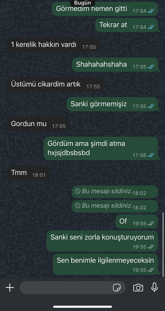 Sizce eski sevgilim konuşmak istemiyor mu artık?