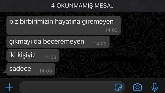 Aramasını, mesaj atmasını beklediğiniz biri var mı 💌?