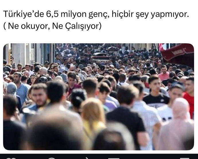 18-29 yaş arası 6.500.000 genç işsiz! Bu gençler için neden bisey yapılmıyor?