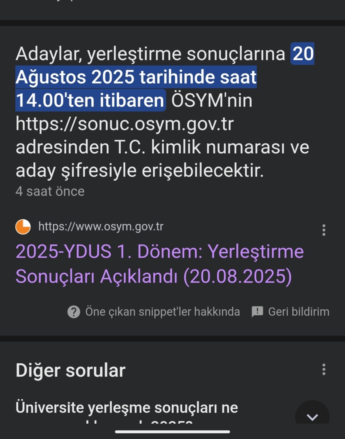 Sizce bu gece ya da yarın yks yerleştirme sonuçları açıklanır mı?