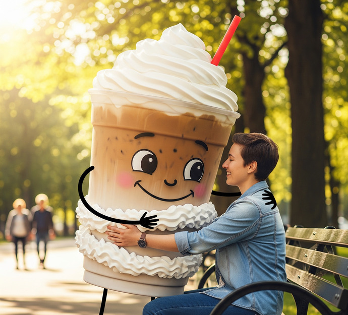 Yaz günü sizi ice latte mi, arkadaşlarınız mı daha çok ferahlatıyor?