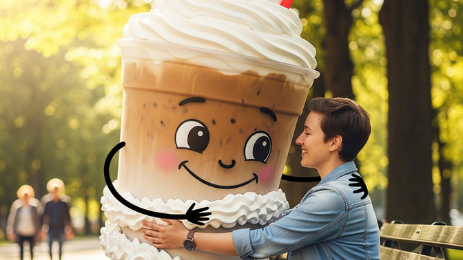 Yaz günü sizi ice latte mi, arkadaşlarınız mı daha çok ferahlatıyor?