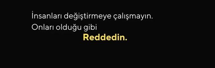 Kimsenin peşinden koşmuyorum kimseyi aramıyorum kafam çok rahat sizin?