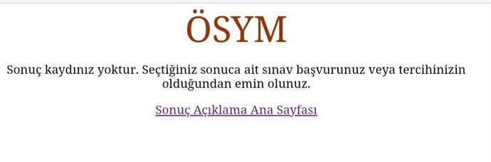 Üniversite yerleştirme sonuçları açıklandı mı?