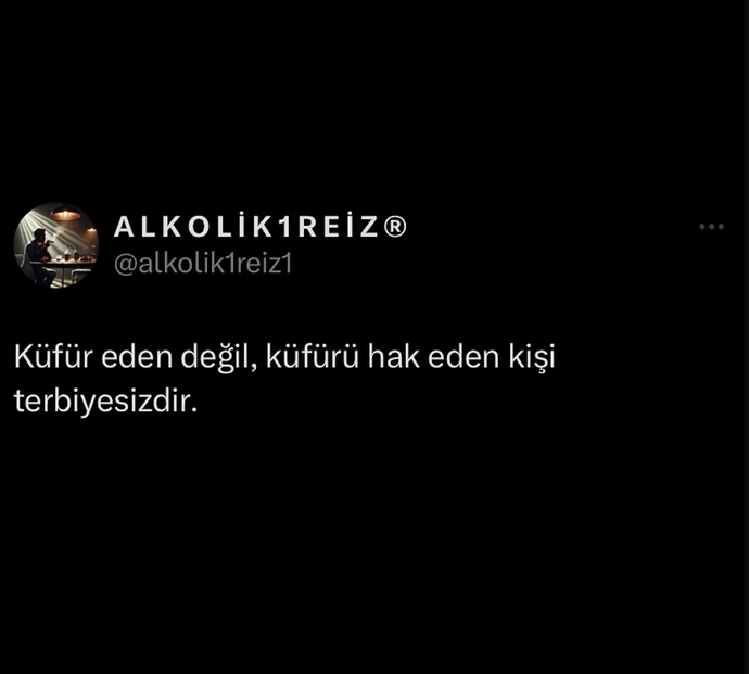 Küfür eden mi yoksa küfürü hak eden mi terbiyesizdir?