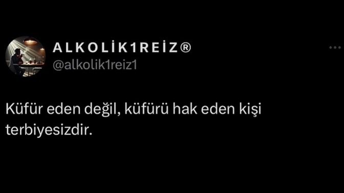 Küfür eden mi yoksa küfürü hak eden mi terbiyesizdir?