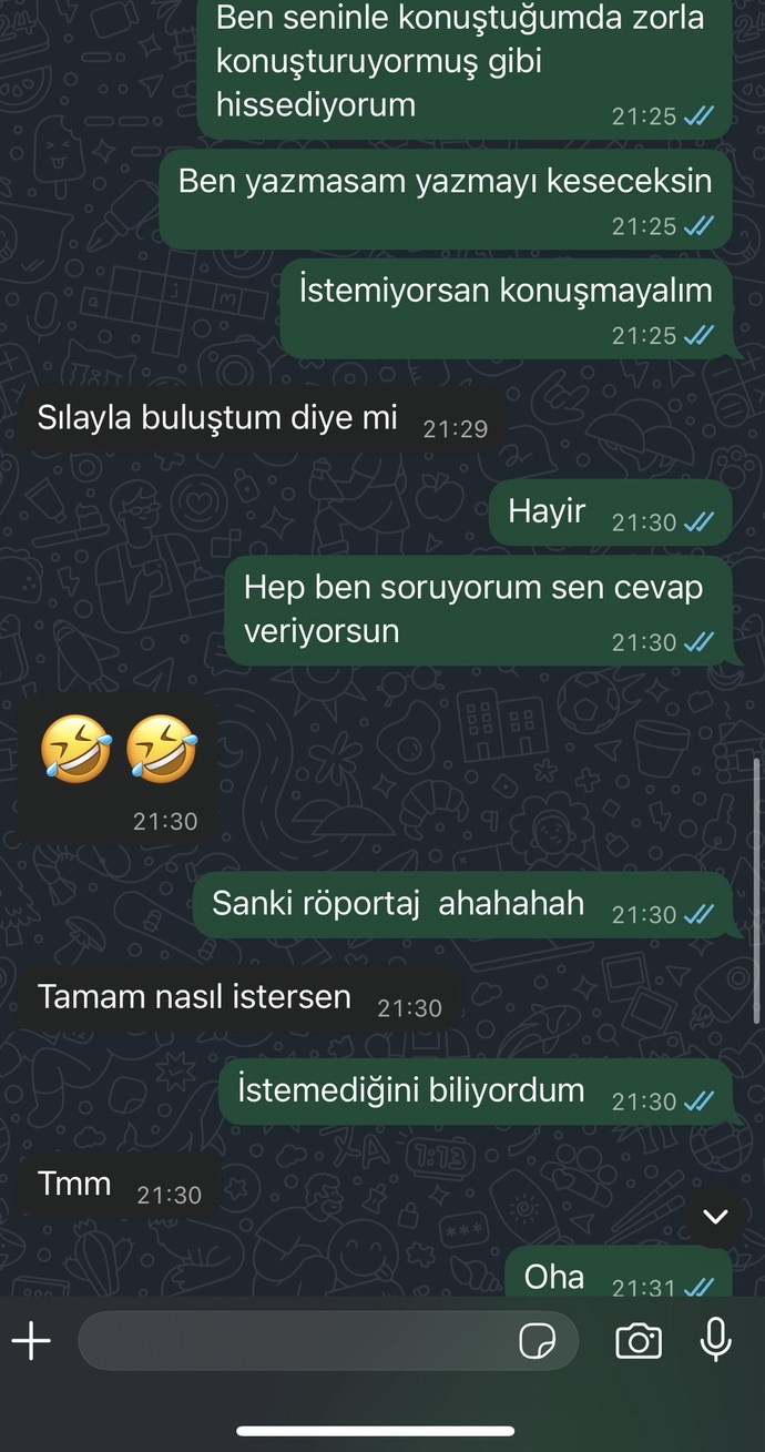 Sizce eski sevgilimle konuşmayı kesmeli miyim?