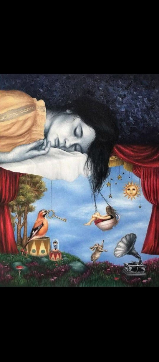 🗝️🕊️🌸Bu tabloyu bir masal olarak hayal etseniz, ortaya nasıl bir hikâye çıkar anlatır mısınız?