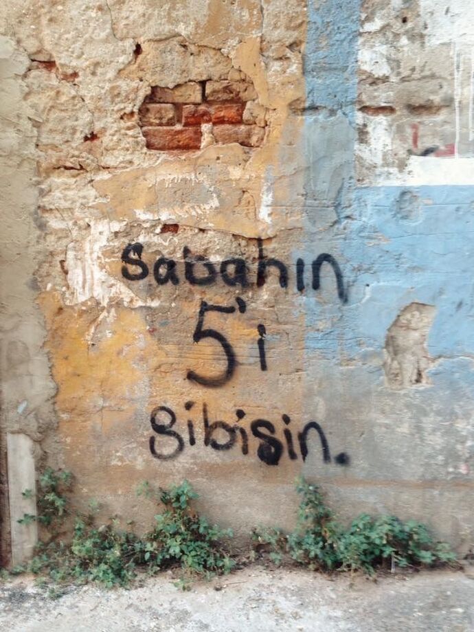 Duvara yazı yazacak olsanız ne yazardınız?