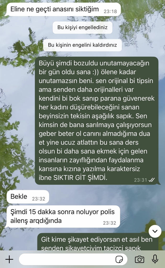 İş görüşmesine gittiğim kişi beni taciz etmeye kalktı bende yüzüne biber gazı sıktım beni polise şikayet etmekle tehdit ediyor?