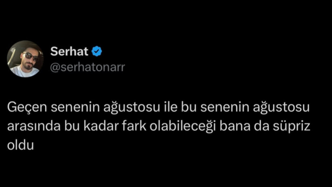 Geçen sene bu zamanlar neler yapıyordunuz?