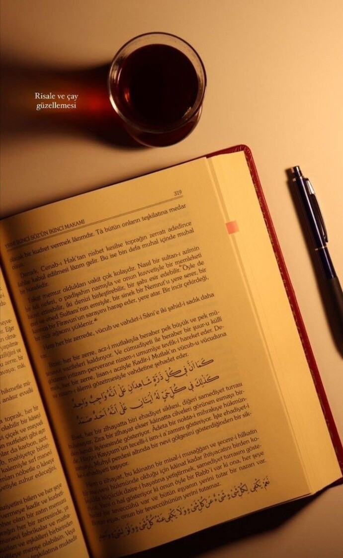 Siz Risale-i Nur’dan hangi bölümü okuduğunuzda daha çok etkileniyorsunuz🌿?