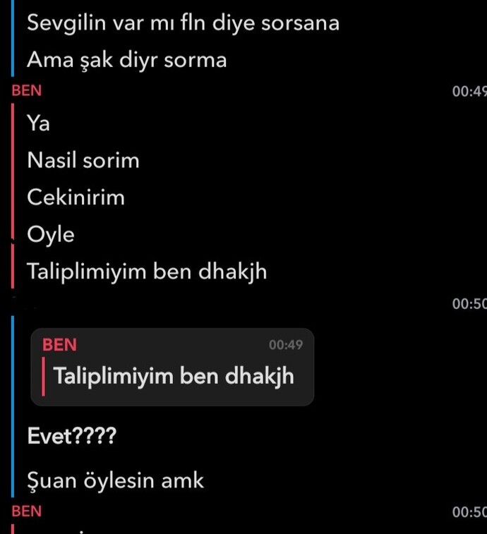 Cidden nasıl sorim ama iletişim kurmak bile istemiyorum?