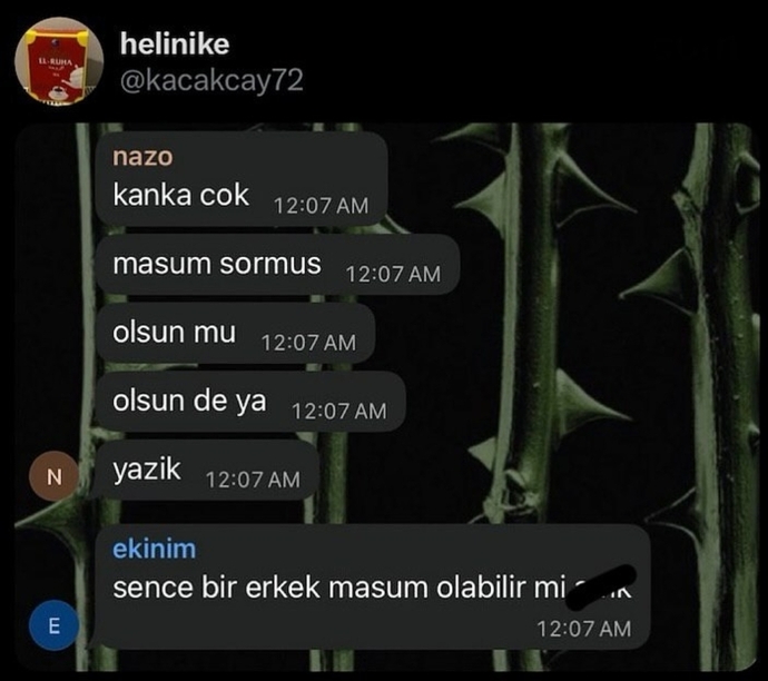 Sizce herhangi biri masum olabilir mi?