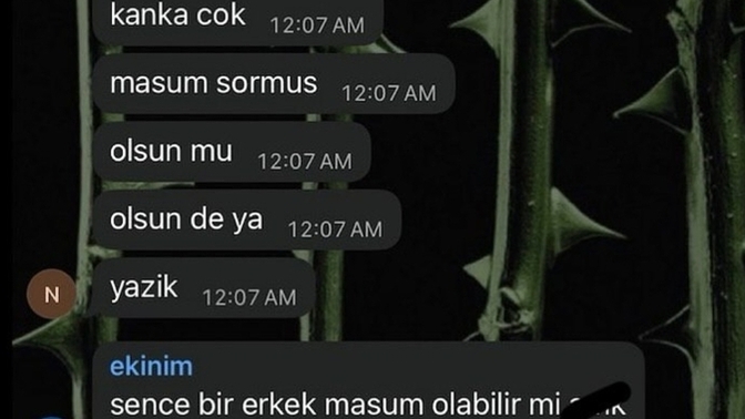 Sizce herhangi biri masum olabilir mi?