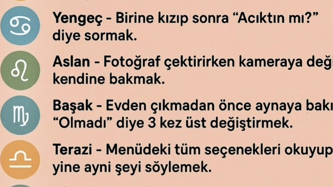 En tuhaf alışkanlığın nedir?