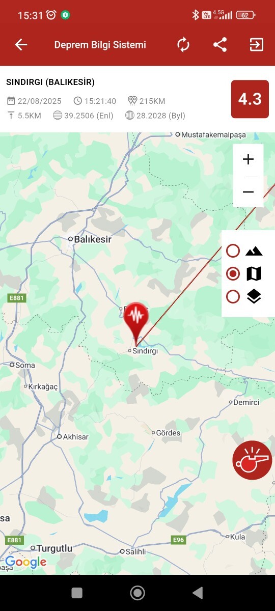 Depremi etkilenen oldu mu?
