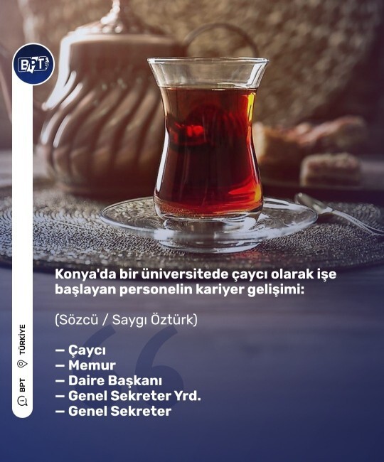 Sizce iyi çay demlediği için ödül mü vermişlerdir?