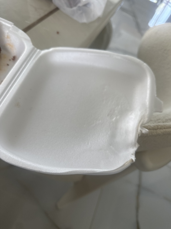 Dün yemek paketi yaptırmıştım bugün olduğu gibi fırına attım bu plastikle?