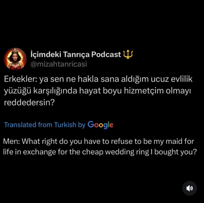 Erkeklerin evliliği övmesindeki amaç ne bedava hizmet görmek mi?