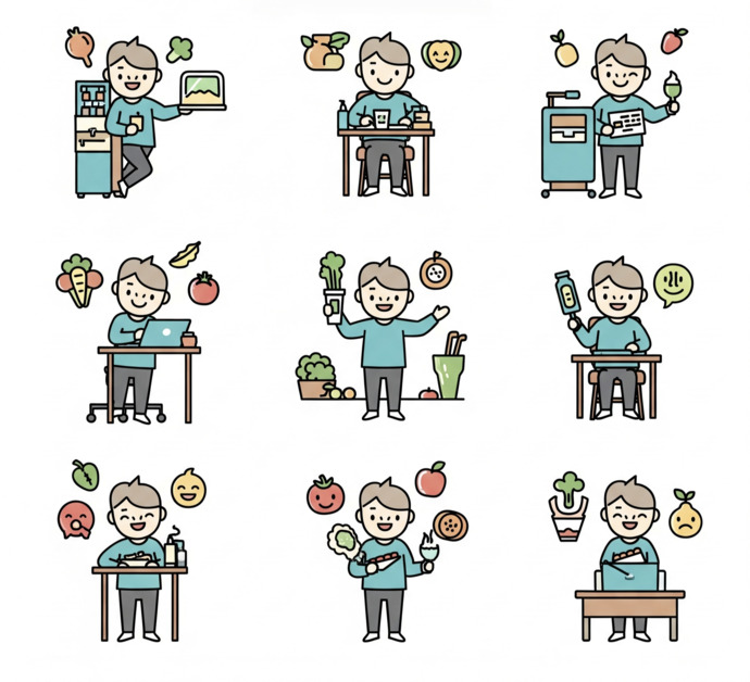 Bir diyet günü emojiyle anlatın desek nasıl anlatırsınız?