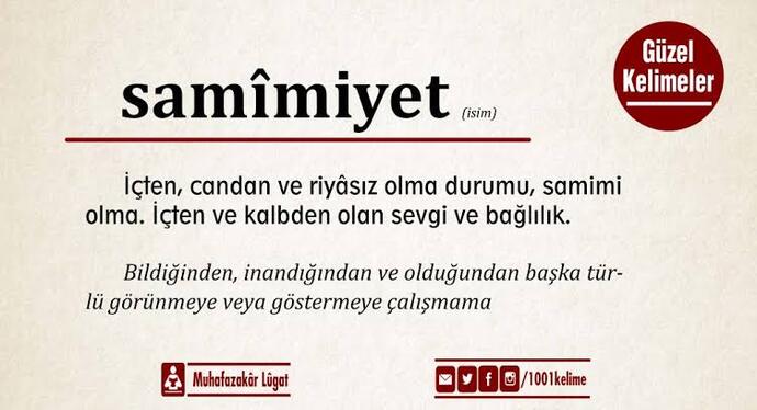 Samimiyet Sizin İçin Nedir? Siz Samimi Birimisiniz?