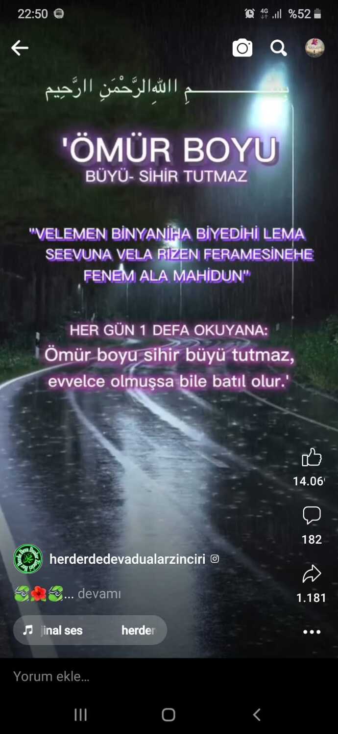 Nişanlıma büyü?