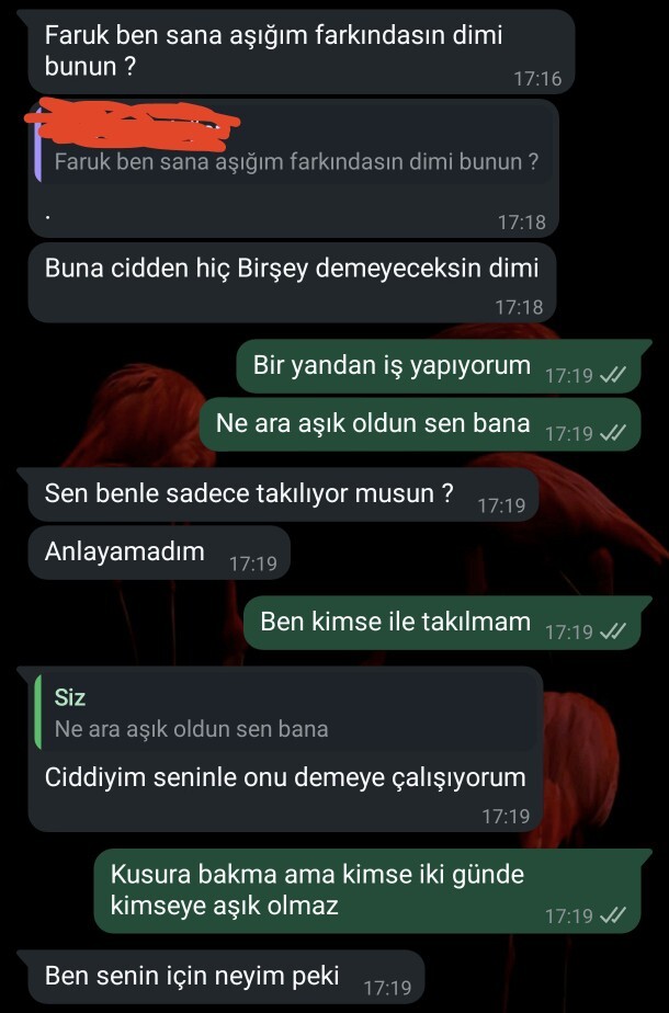 Size hiç iki günde aşık olan biri oldu mu?