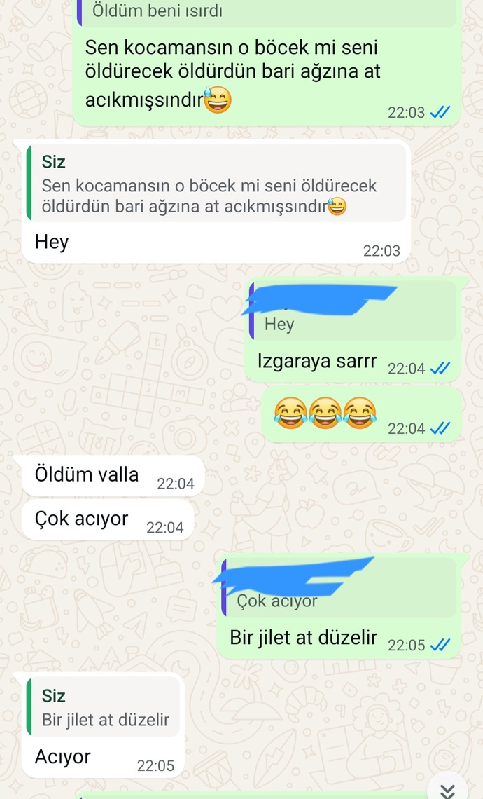 Böcek möcekten korkuyor musunuz?