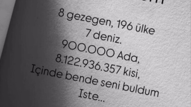 Dediğiniz birisi var mı?