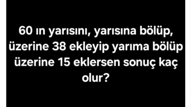 Beyin yakan sorularda iyisen, çözebilirmisin?